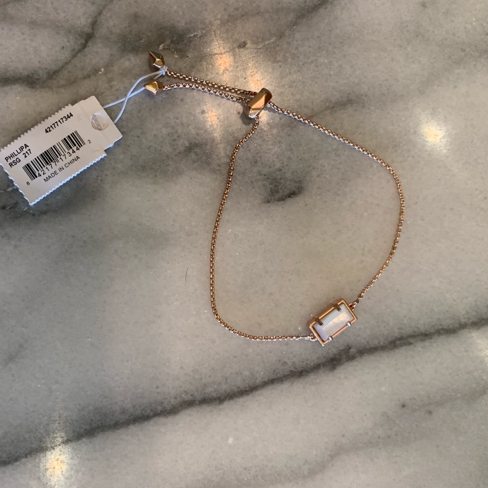 KENDRA SCOTT Phillipa Chain Bracelet Rose Gold - Picture 2 of 8